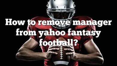 How to remove manager from yahoo fantasy football?