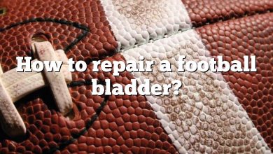 How to repair a football bladder?