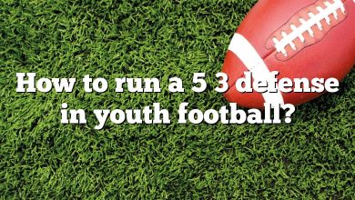 How to run a 5 3 defense in youth football?