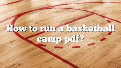 How to run a basketball camp pdf?