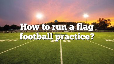 How to run a flag football practice?