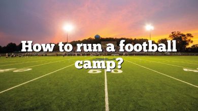 How to run a football camp?