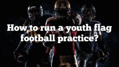 How to run a youth flag football practice?