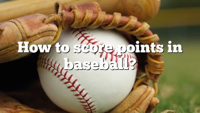 How to score points in baseball?