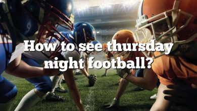 How to see thursday night football?