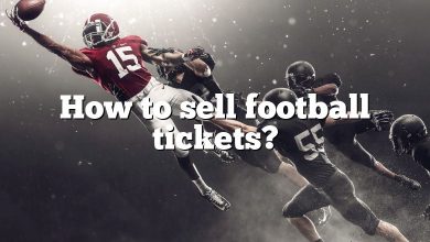 How to sell football tickets?