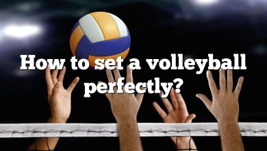 How to set a volleyball perfectly?