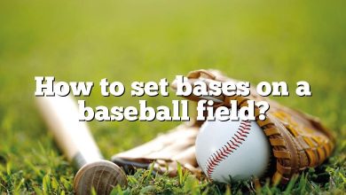 How to set bases on a baseball field?