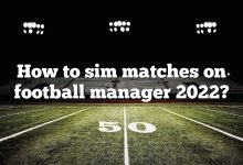 How to sim matches on football manager 2022?