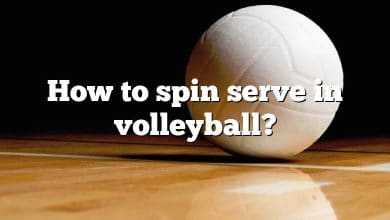 How to spin serve in volleyball?