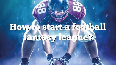 How to start a football fantasy league?
