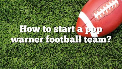 How to start a pop warner football team?