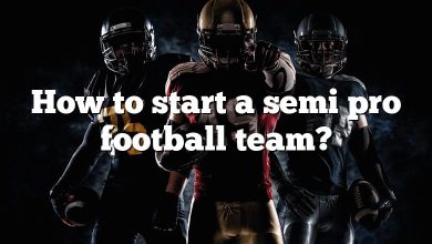 How to start a semi pro football team?