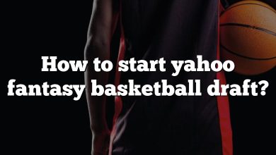 How to start yahoo fantasy basketball draft?
