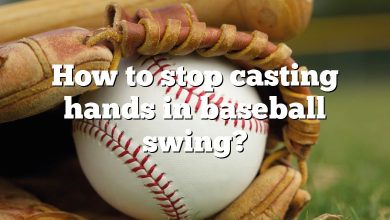 How to stop casting hands in baseball swing?