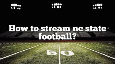 How to stream nc state football?