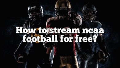 How to stream ncaa football for free?