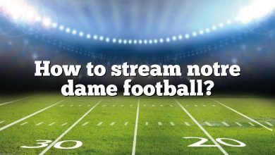 How to stream notre dame football?