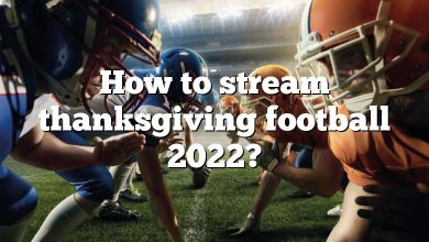 How to stream thanksgiving football 2022?