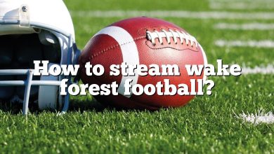 How to stream wake forest football?