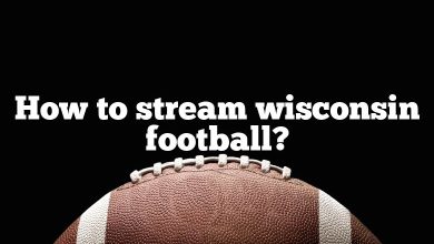 How to stream wisconsin football?