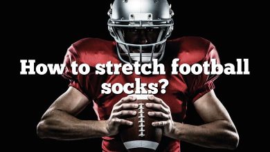 How to stretch football socks?