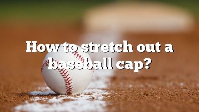 How to stretch out a baseball cap?