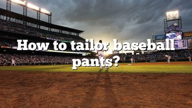 How to tailor baseball pants?