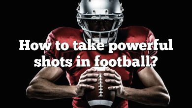 How to take powerful shots in football?