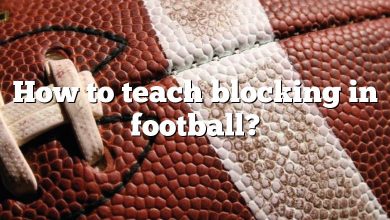 How to teach blocking in football?