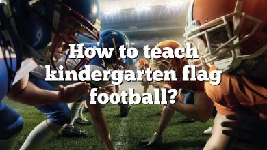 How to teach kindergarten flag football?