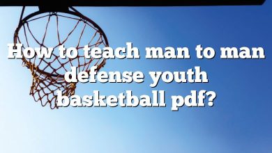 How to teach man to man defense youth basketball pdf?