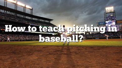 How to teach pitching in baseball?