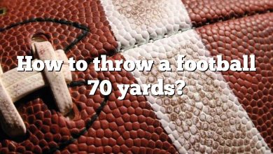How to throw a football 70 yards?