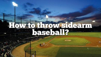 How to throw sidearm baseball?
