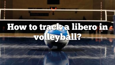 How to track a libero in volleyball?