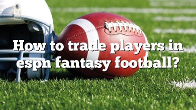 How to trade players in espn fantasy football?