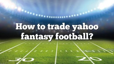 How to trade yahoo fantasy football?