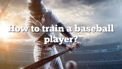 How to train a baseball player?