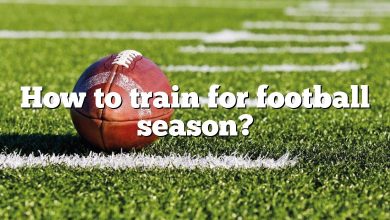 How to train for football season?