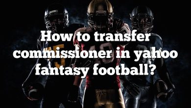 How to transfer commissioner in yahoo fantasy football?