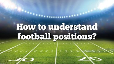 How to understand football positions?