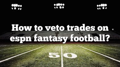 How to veto trades on espn fantasy football?