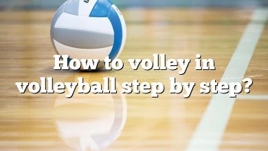 How to volley in volleyball step by step?