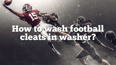How to wash football cleats in washer?