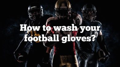 How to wash your football gloves?