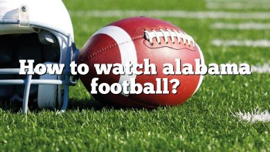 How to watch alabama football?