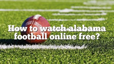 How to watch alabama football online free?