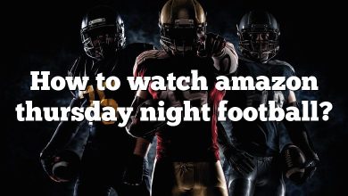 How to watch amazon thursday night football?