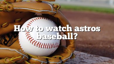 How to watch astros baseball?